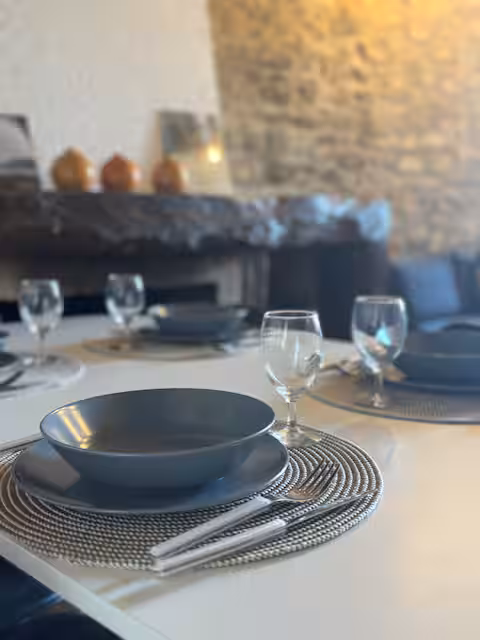La Mezzanine — table dressée